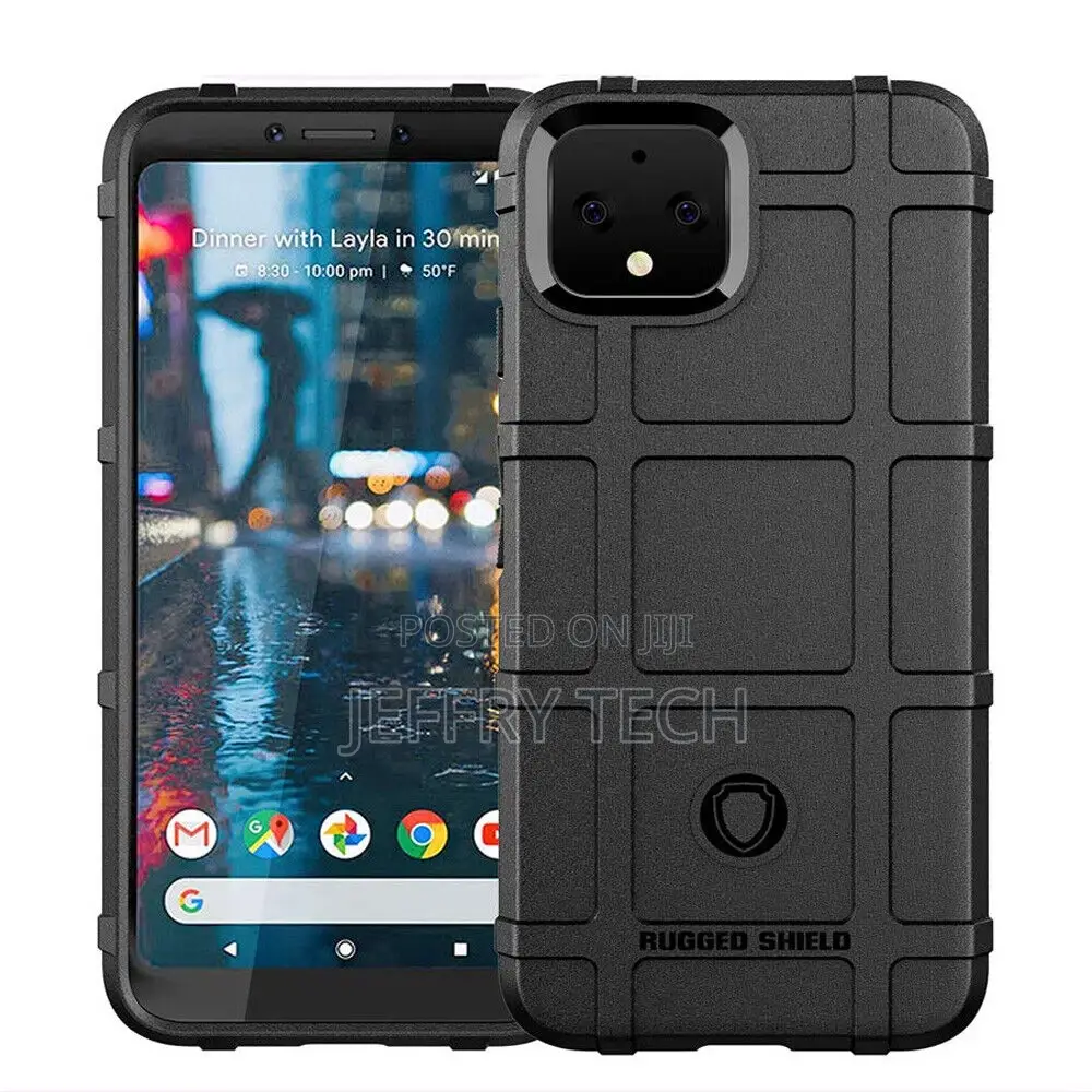 Film Glass+Case Cover Rugged Shield for Google Pixel 4