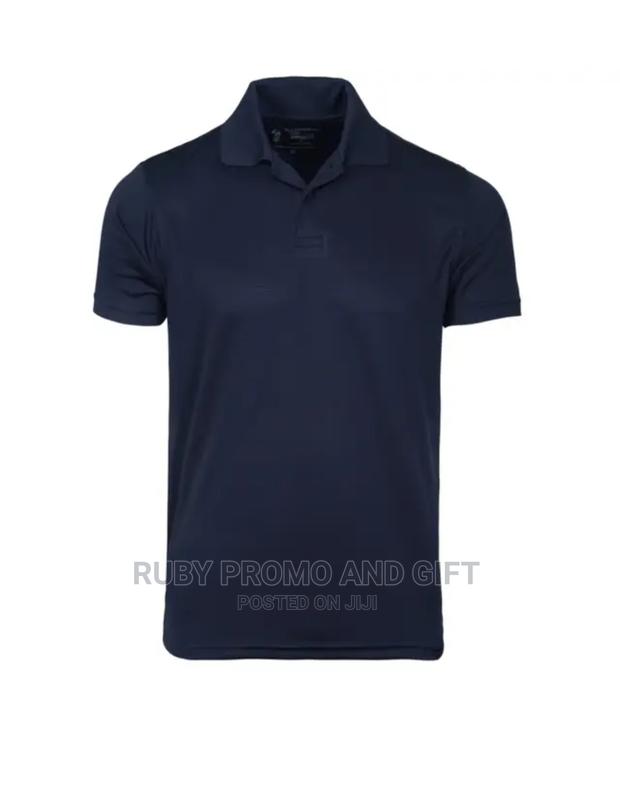 Navy Blue Polo T-Shirt - main view
