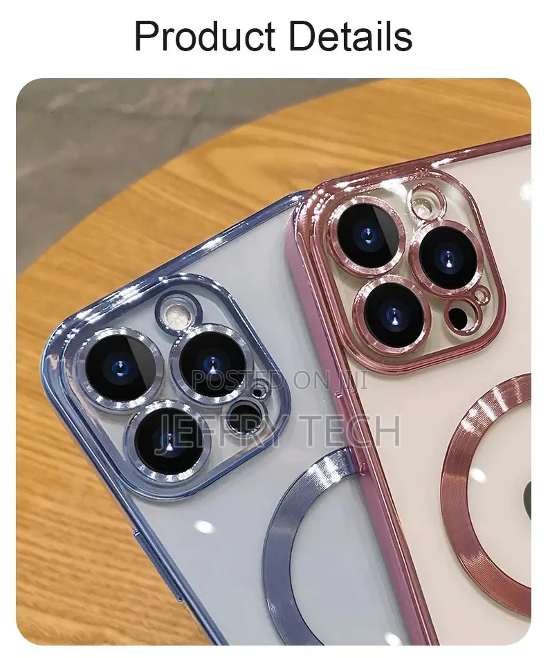 Case iPhone 11 12 13 Pro PROMAX Chrome Premium Magsafe Magne