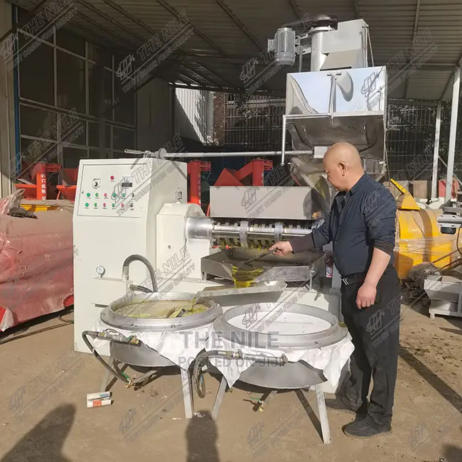 Large Automatic Rapeseed Peanut Fried Oil Machine