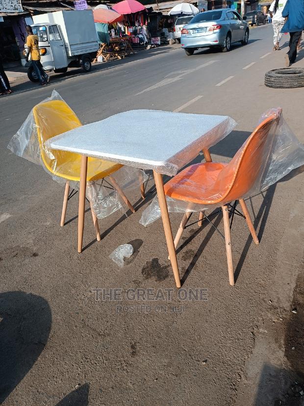 Dining Table and Two Chairs - main view