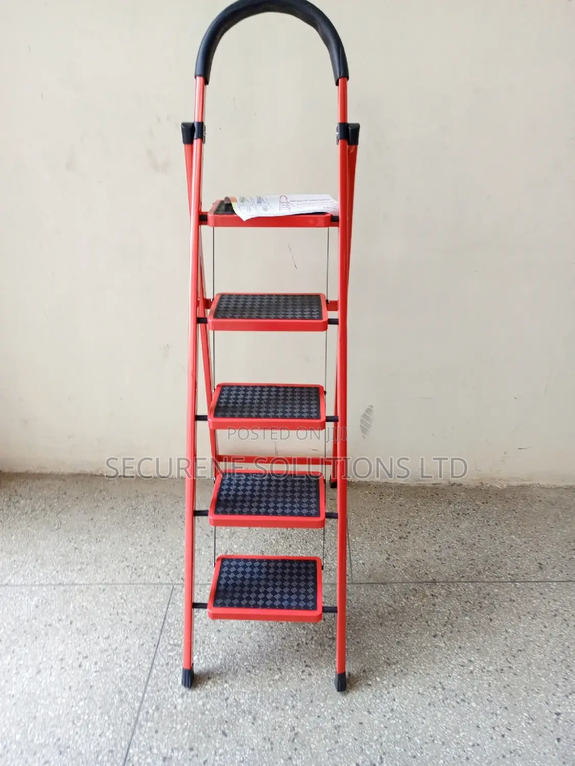 5 Steps Steel a Type Ladder Wide Steps
