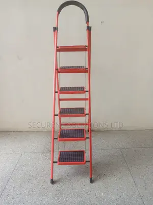 6 Steps Steel a Type Ladder Wide Steps