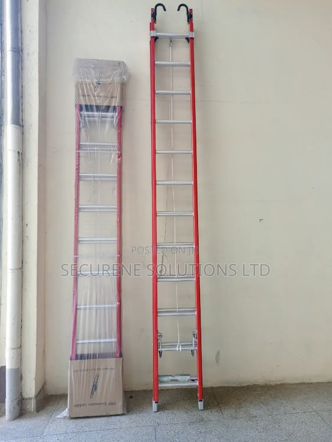 8.6 Meter Double Extension Fibre Ladder