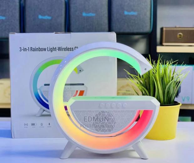 3 in 1 Rainbow Light-Wireless Charger-Speaker - thumbnail 5