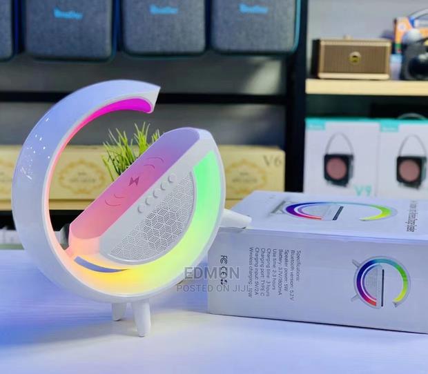 3 in 1 Rainbow Light-Wireless Charger-Speaker - thumbnail 3