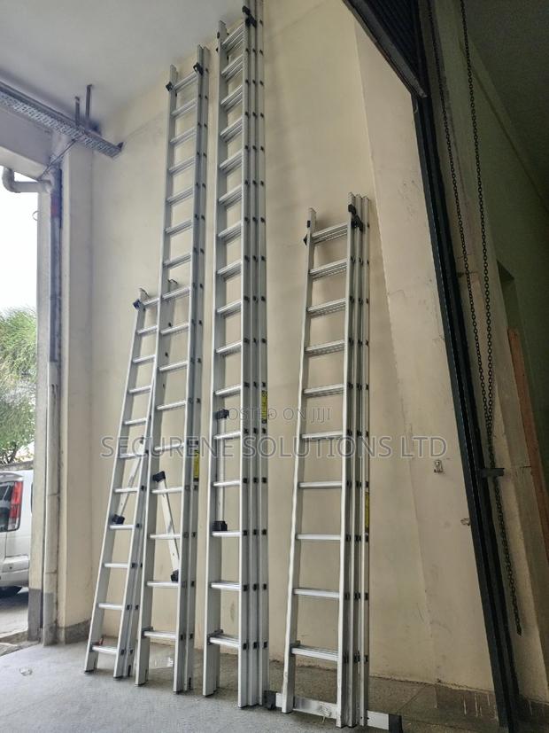 Aluminum Double Triple Extension Ladders - thumbnail 2