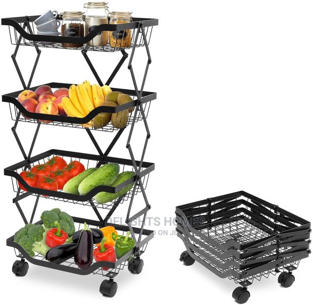 5 Layer Foldable Friut Rack