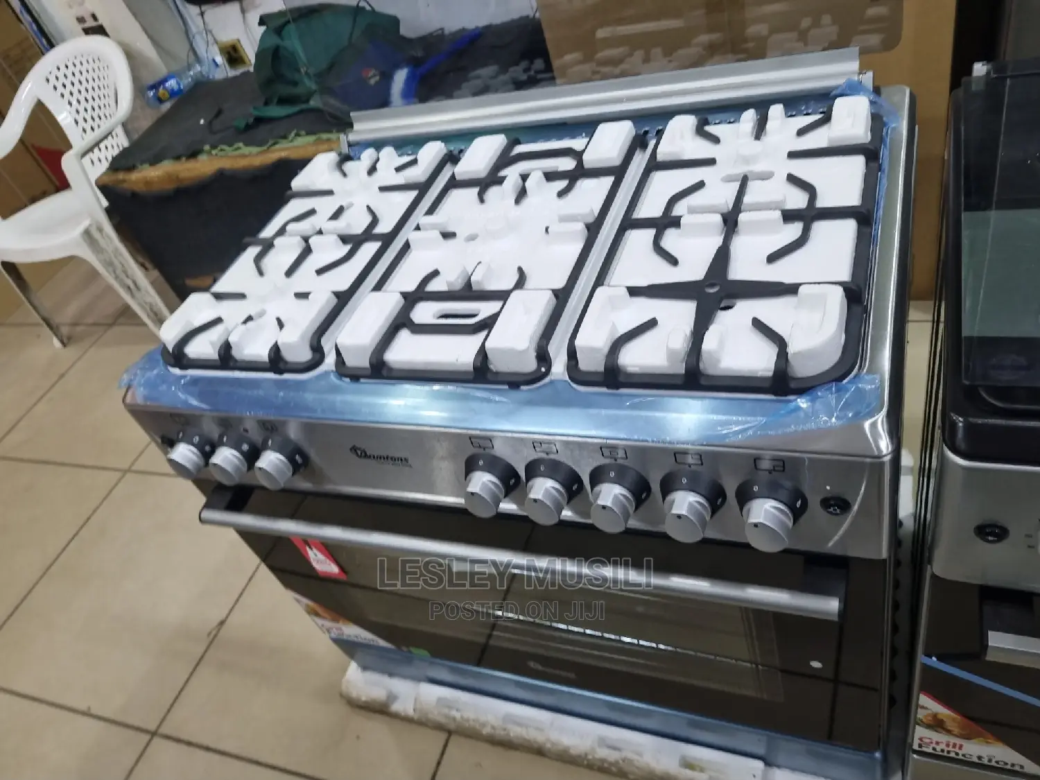 5 Gas 60X90 Giant Cooker + Electric Oven- Rf/491