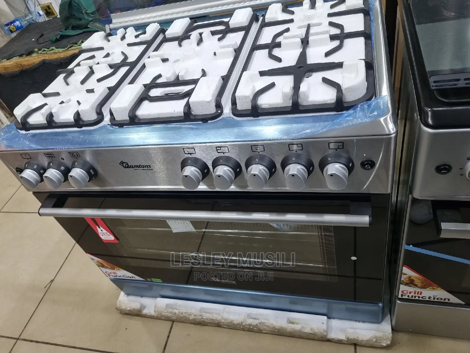 5 Gas 60X90 Giant Cooker + Electric Oven- Rf/491