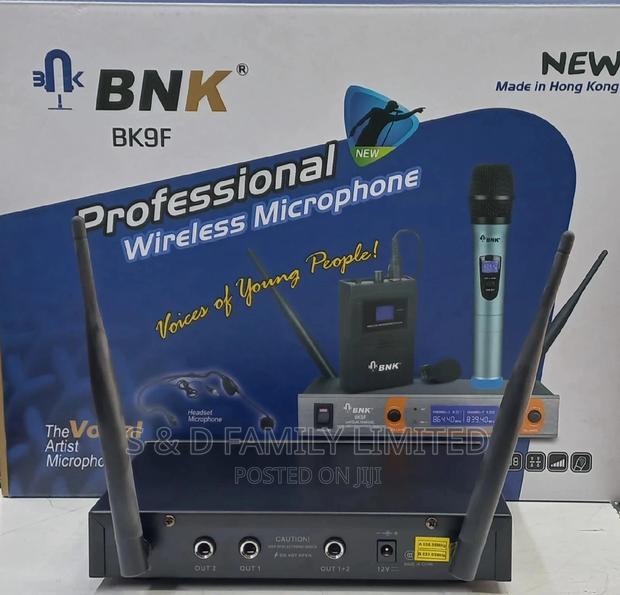 BNK BK9F 3 in 1 Professional Wireless Microphone - thumbnail 2