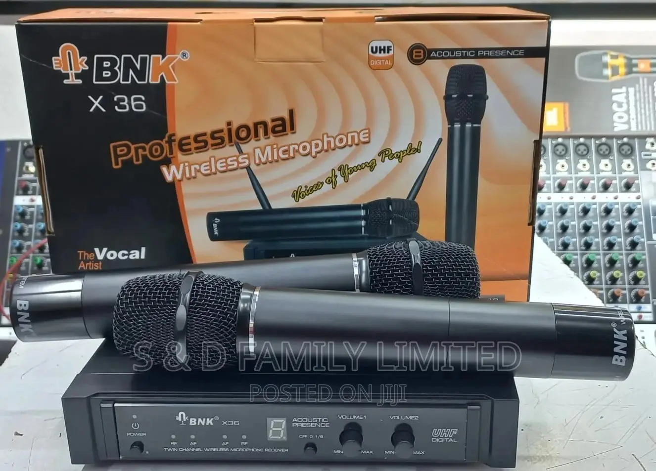 BNK X36 Professional Wireless Microphone