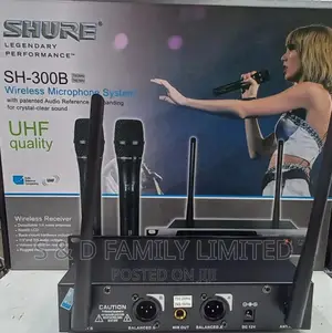 Shure SH 300B Professional Wireless Microphone