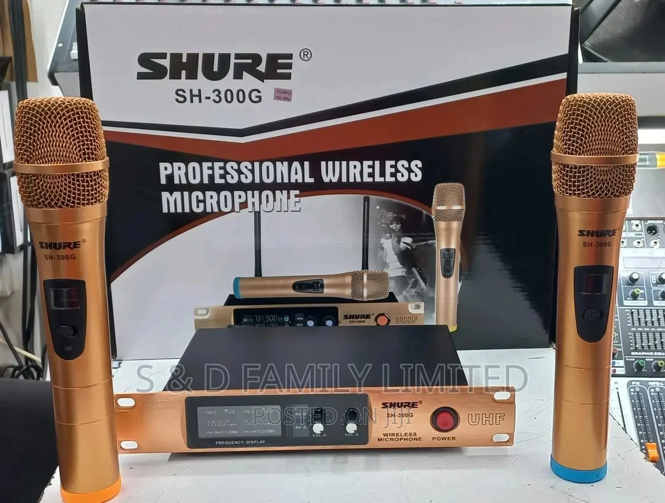 Shure SH 300G Professional Wireless Microphone