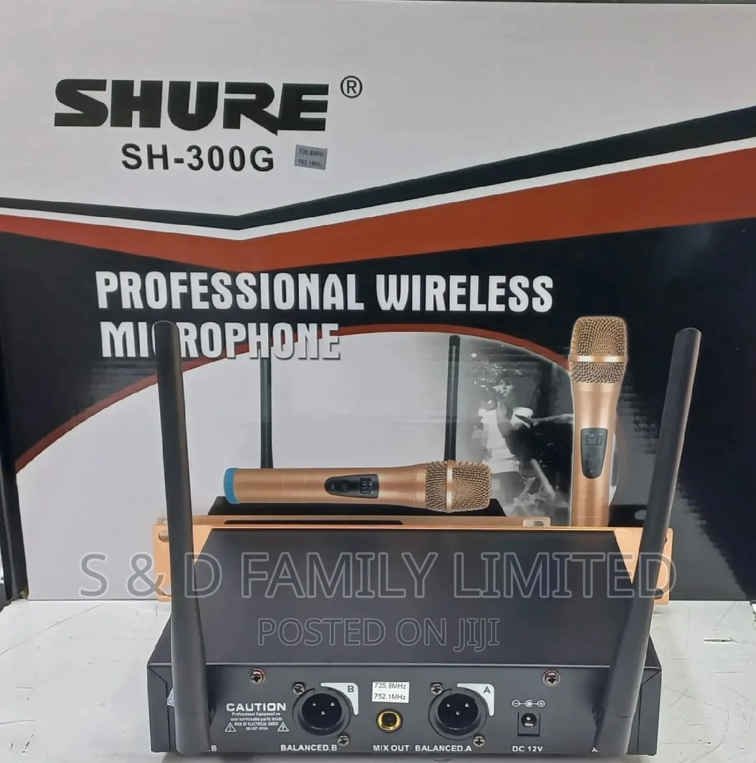 Shure SH 300G Professional Wireless Microphone