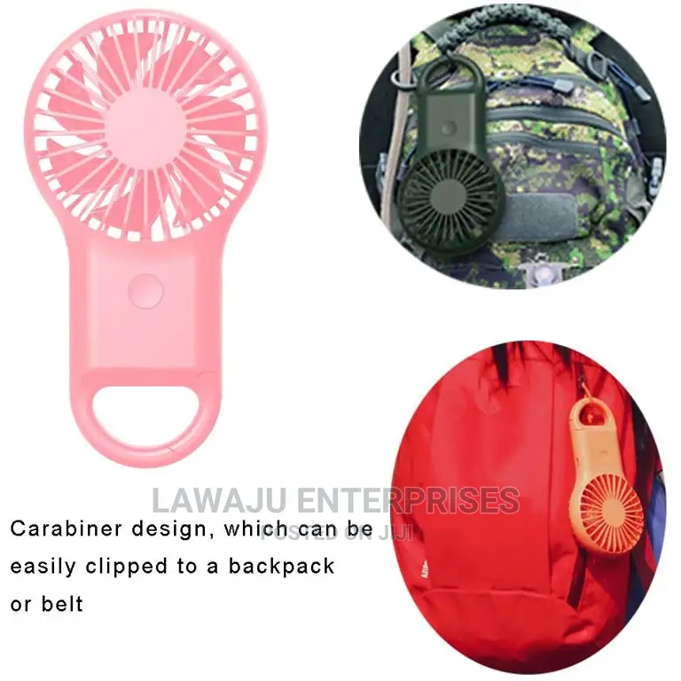 Handheld Portable Fan With Clip