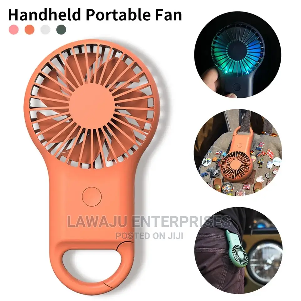 Handheld Portable Fan With Clip