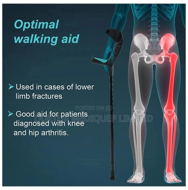 Tynor L-13 Elbow Crutch Adjustable Universal 1pc - thumbnail 3