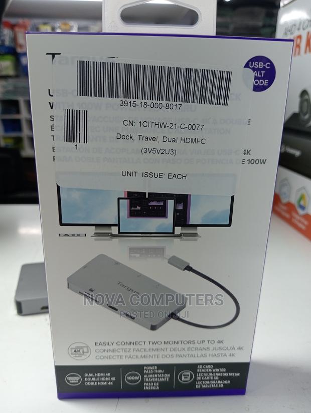 Targus USB-C Dual 8-in-1 Docking Station - thumbnail 3