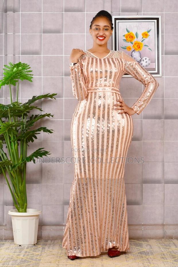 Classy Ladies Plus Size Maxi Dinner Dresses - thumbnail 2