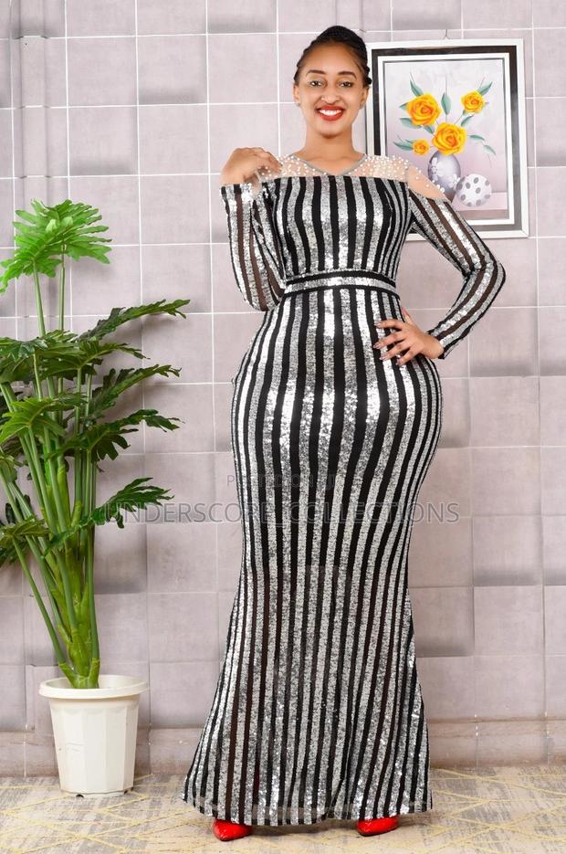 Classy Ladies Plus Size Maxi Dinner Dresses - thumbnail 3