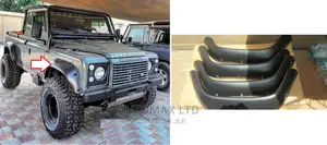 Black Fender Flares for Land Rover Defender Year 1988-2016