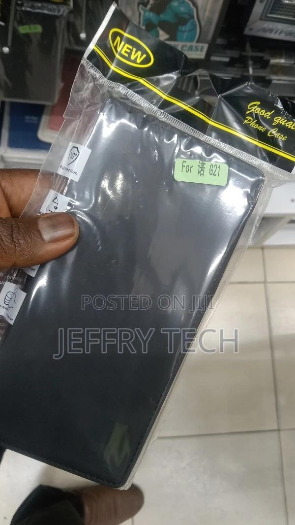 Leather Wallet Case Card Holder Pouch for Nokia G21 - Blac - thumbnail 4