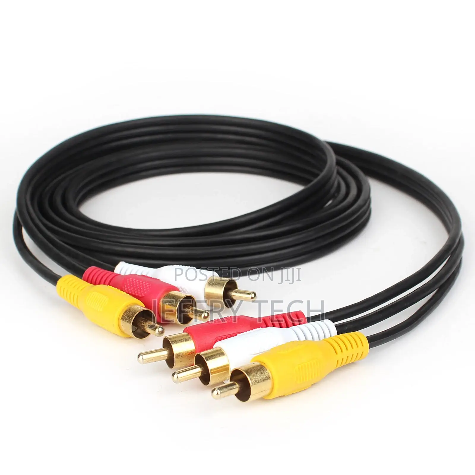 10 Metre Composite Cable Cord One 3 RCA to 3 RCA Video