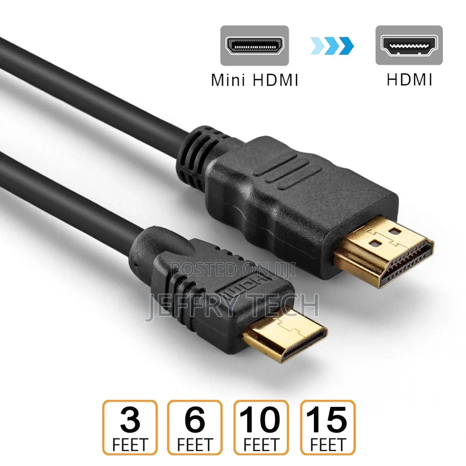10m Cable Mini HDMI TO HMDI Tested Video Cable PC Digi