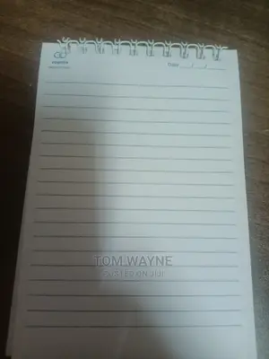 Customized Size A6 Note Books