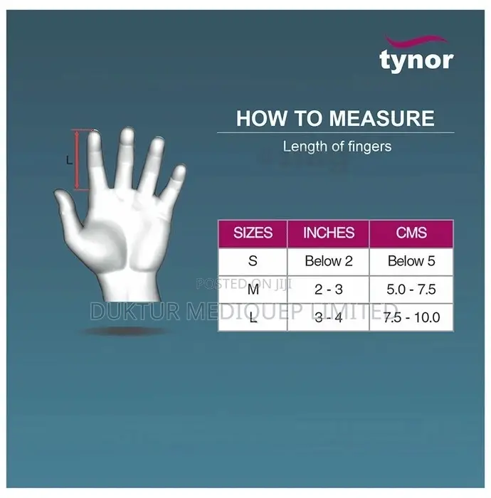 Tynor F-02 Finger Cot Splint S, M, L