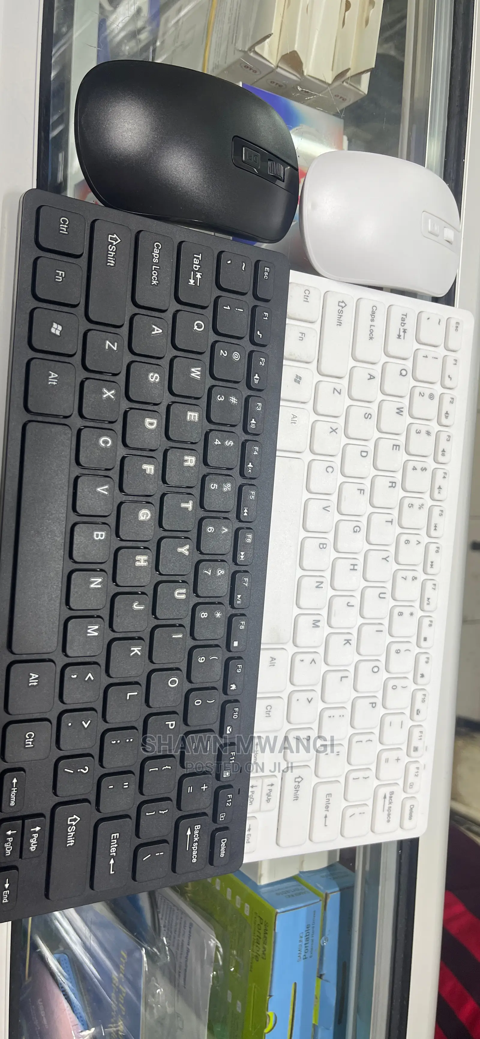 Original Combo Wireless Keyboard and Mouse Black and White in Nairobi