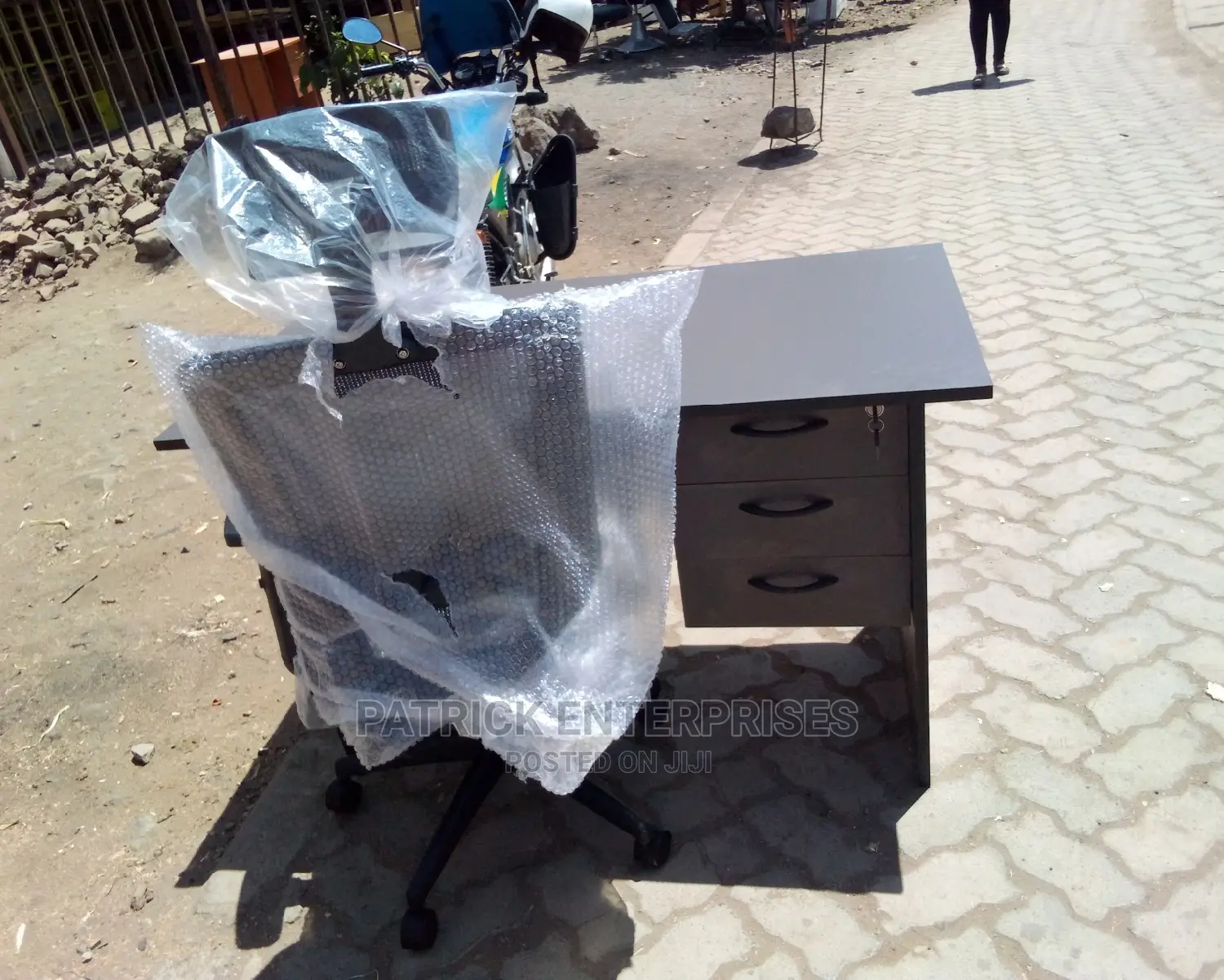 1.2 Mtrs Office Desk Plus Orthopedic Office Chair