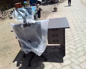 1.2 Mtrs Office Desk Plus Orthopedic Office Chair