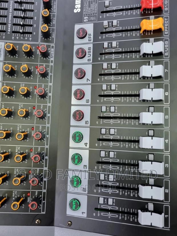 Samik SA-8 Powered Professional Mixer - thumbnail 4