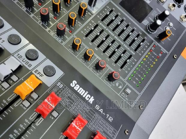 Samik SA-12 Powered Professional Mixer - thumbnail 2