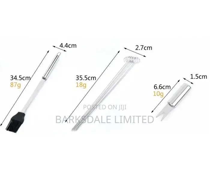 BBQ Grill Accessories Kit Stainless Steel Tools Utensils Set