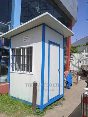 Prefabricated Security Booth Red/Blue