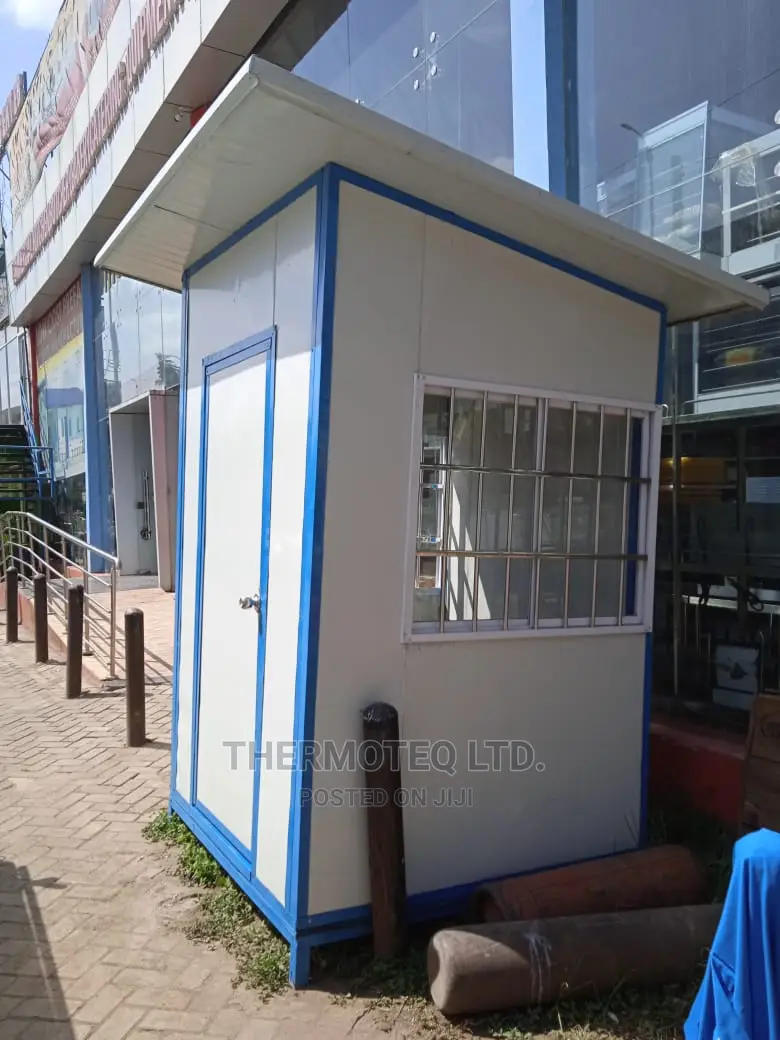 Prefabricated Security Booth Red/Blue