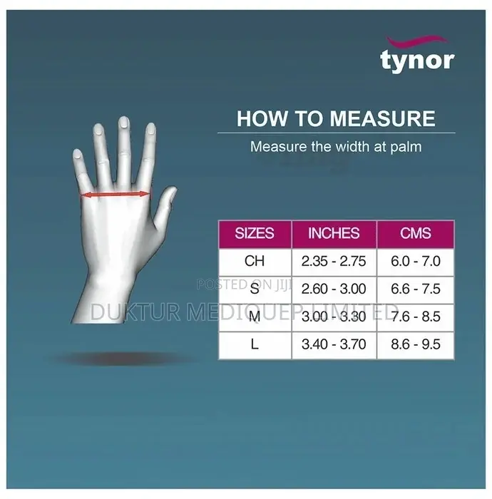 Tynor E-29 Hand Resting Splint Left/ Right S, M, L