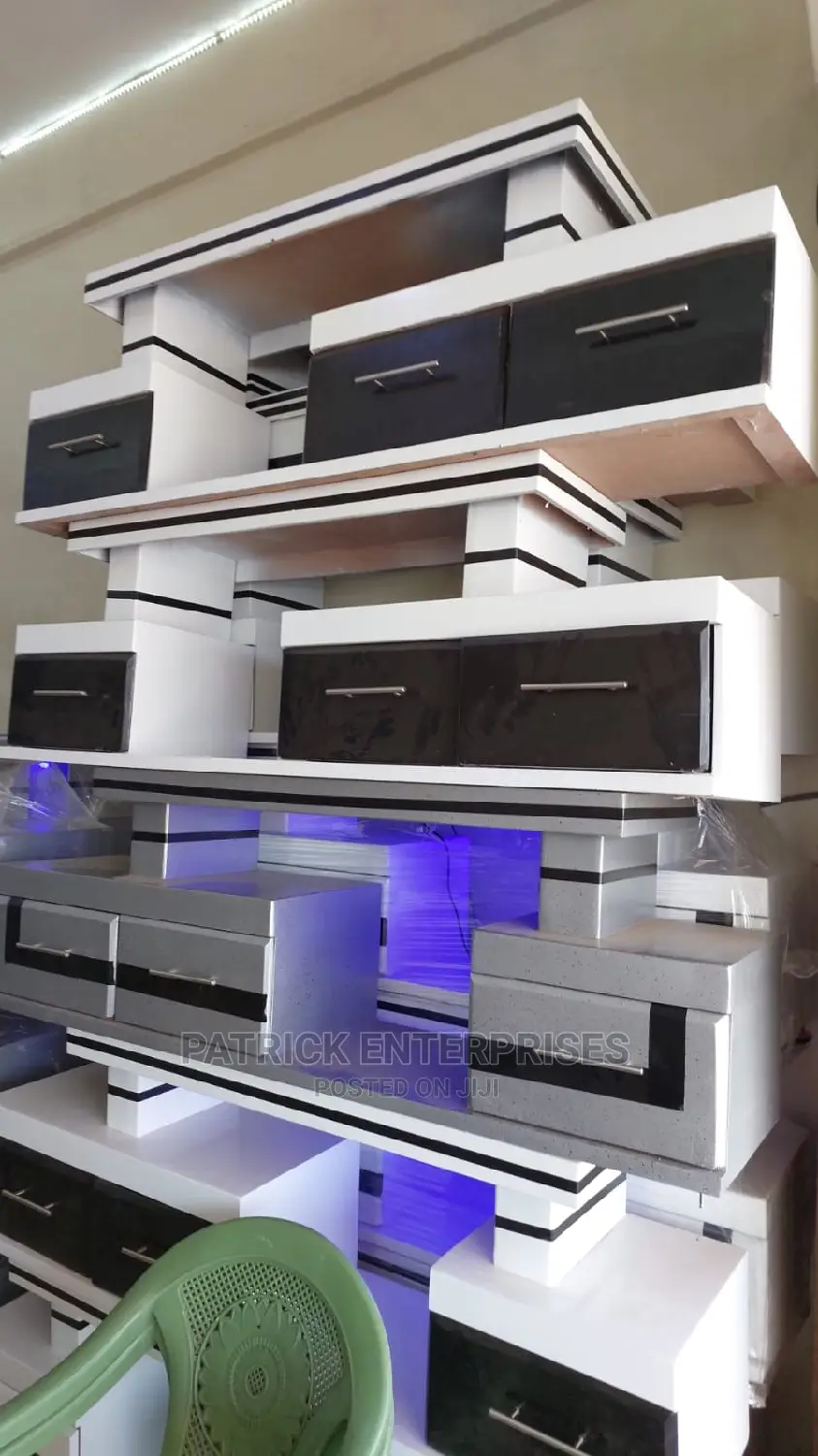 Morden TV Stands With LED Lights