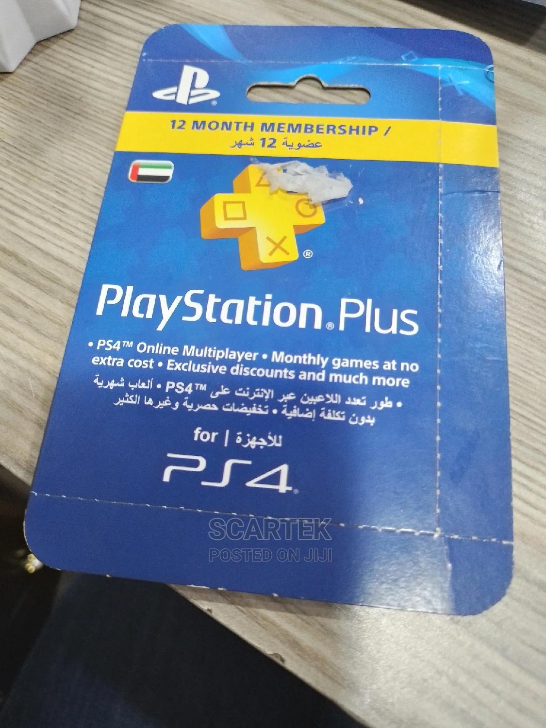 Ps4 Playstation Plus 12 Month Membership in Nairobi Central Video