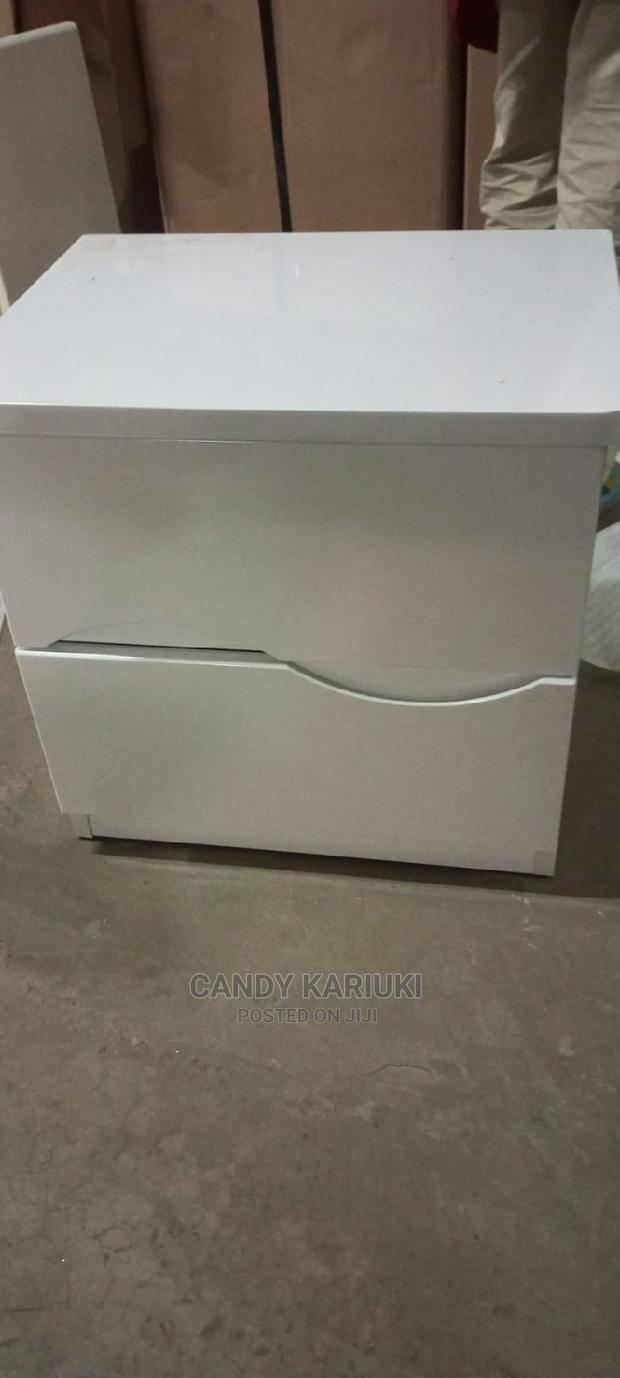 Smart White Bedside Drawers