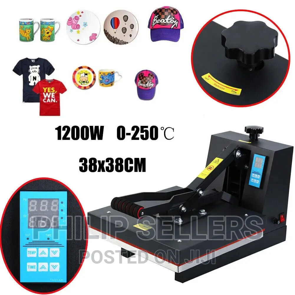 8in1 T-Shirt Printing Machine Heat Press Machine 12"X15" Shi