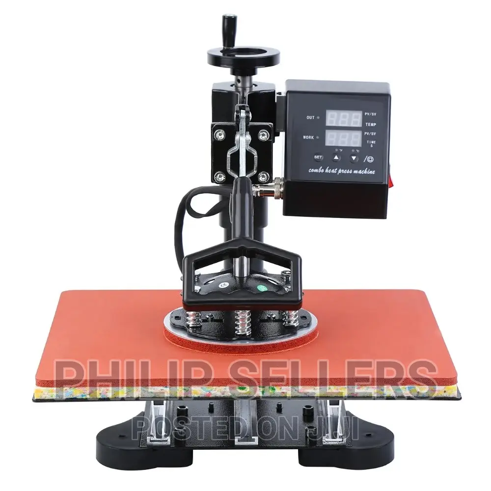 8in1 T-Shirt Printing Machine Heat Press Machine 12"X15" Shi