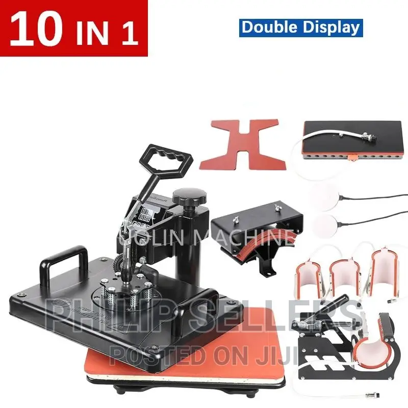 10 in 1 Heat Press Machine,Sublimation Printer/Heat Transfer