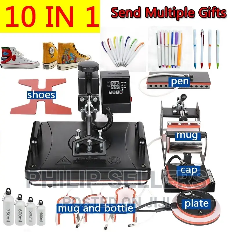 10 in 1 Heat Press Machine,Sublimation Printer