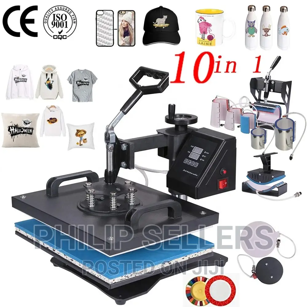 Maikesub 10 in 1 Sublimation Transfer Combo Heat Press Machi