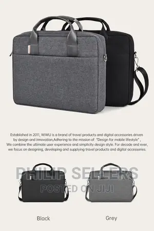 Wiwu - Lightweight and Waterproof Laptop Shoulder Bag, Shoul