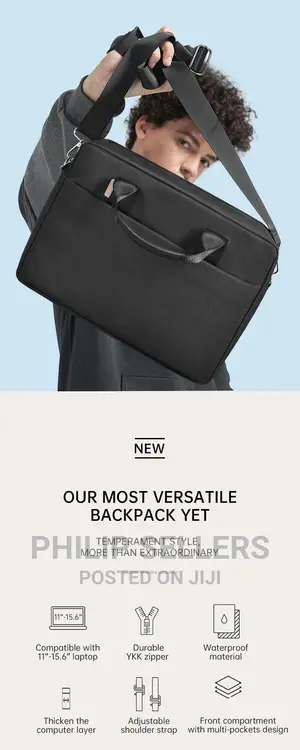 Wiwu - Lightweight and Waterproof Laptop Shoulder Bag, Shoul